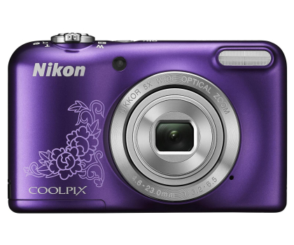Aparat Nikon COOLPIX L29 fioletowy z ornamentem